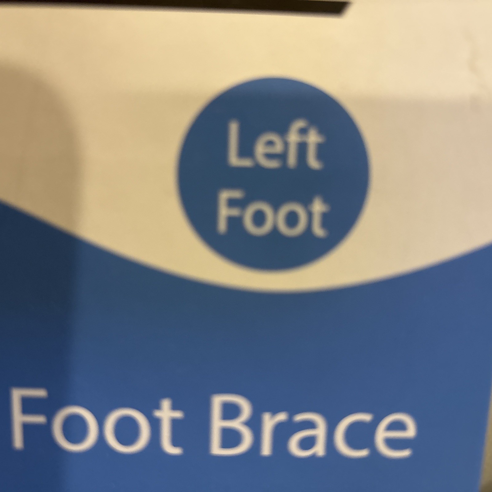 Omeer Left Foot AFO Drop Foot Brace For Walking With Shoes, Socks, Or Barefoot