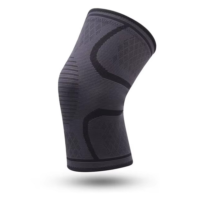 1x Knee Sleeves Copper Silver Compression Brace Support Sport Joint Injury Pain