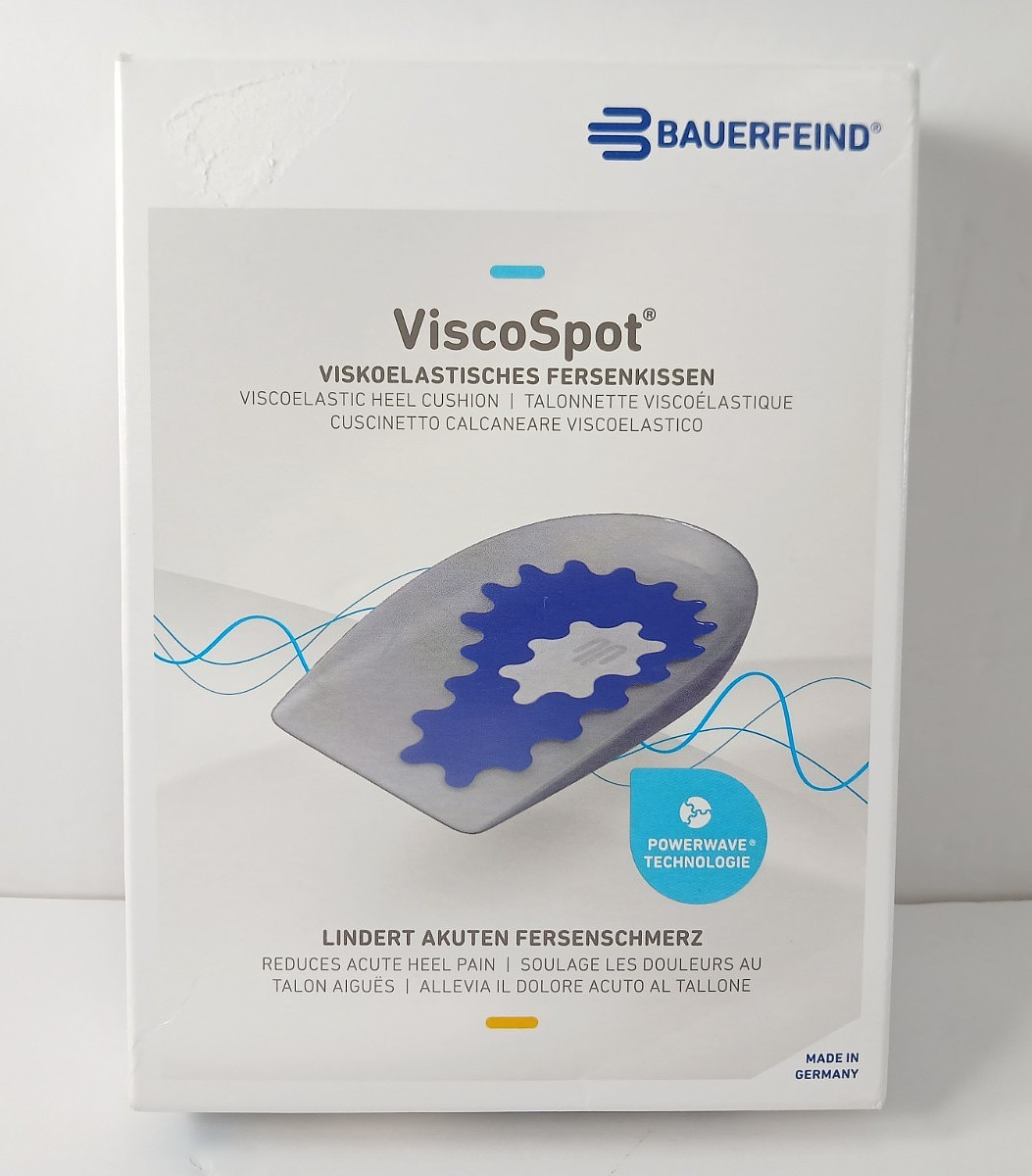 Bauerfeind ViscoSpot Premium Viscoelastic Silicone Heel Support Cushions SIZE 2