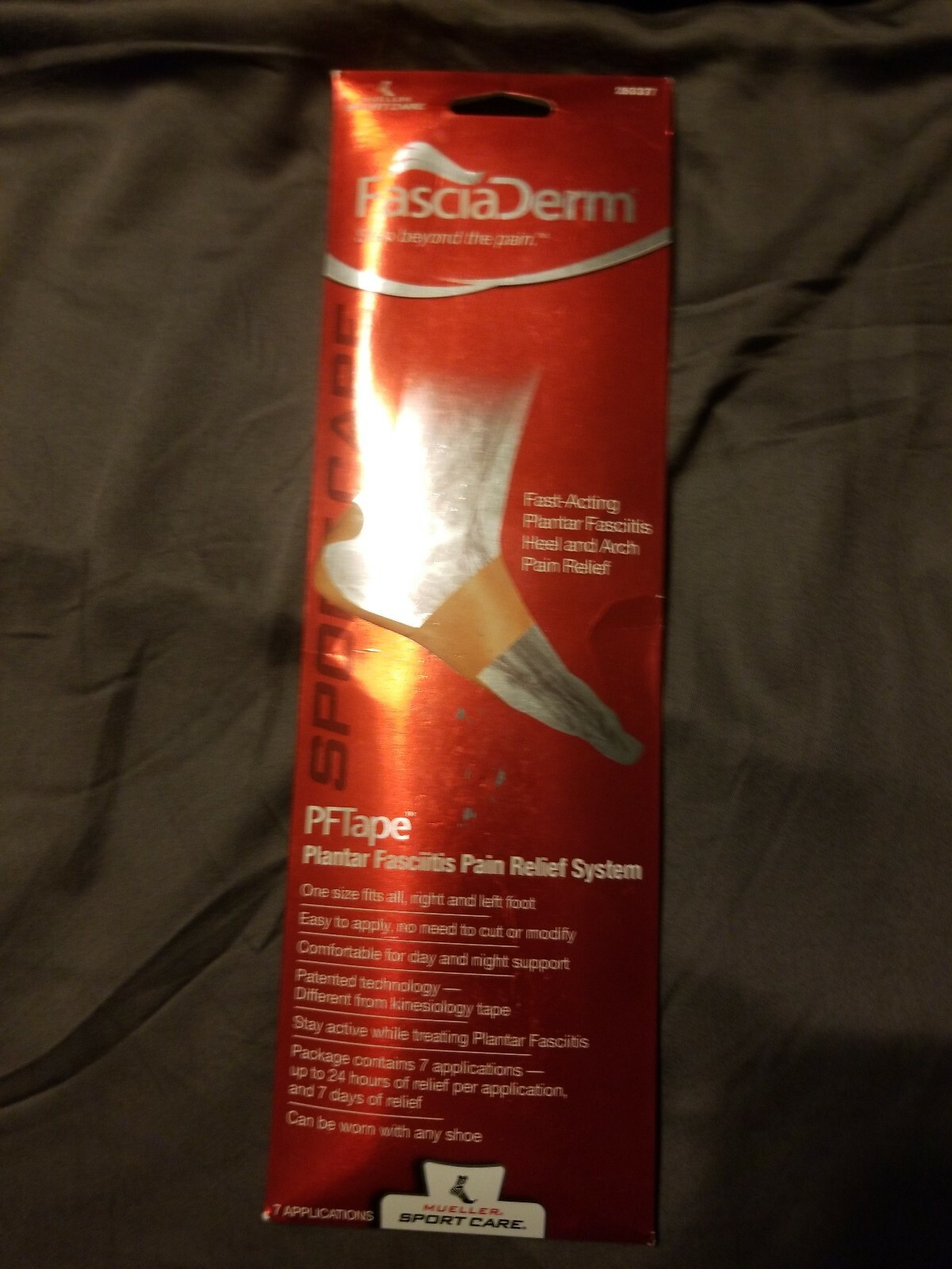 Mueller Fascia Derm Plantar Fasciitis Tape Beige OSFM (26337)