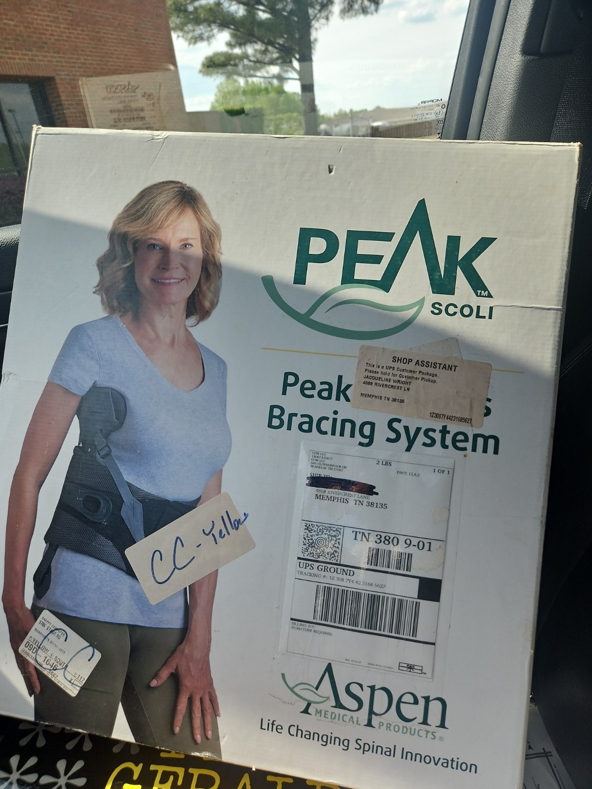 Aspen Peak Adjustable Scoliosis Bracing System New Never Used Size Small