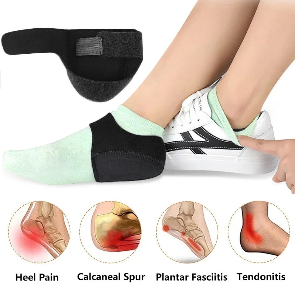 Plantar Fasciitis Heel Spur Foot Support With U-Shaped Silicone Gel Heel Cups