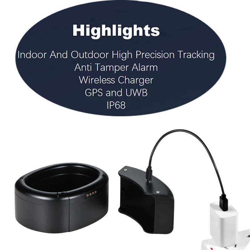 4G Ankle GPS Tracking System for Prisoner Alzheimer Patient Home Arrest Bail