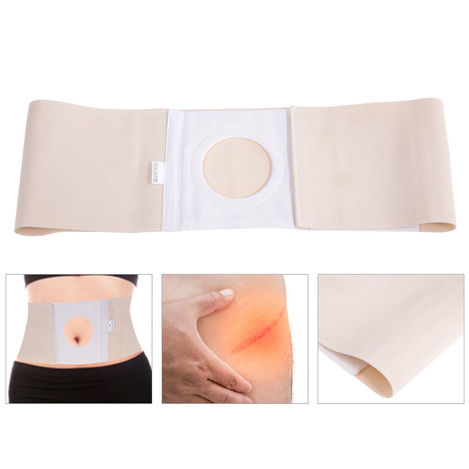 M/L/XL 1/2PCS New Ostomy Belt Unisex Ostomy Hernia Support Belt Abdominal Binder