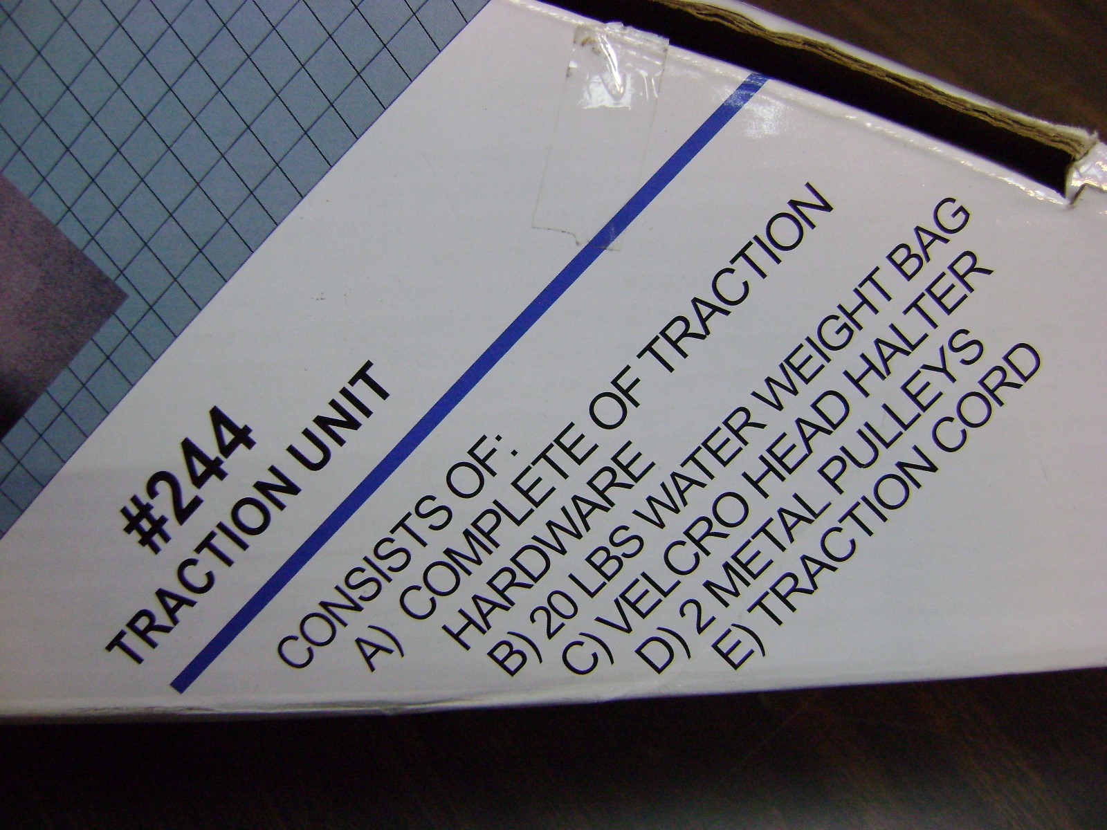 Cervical Kit Harvy Traction Set Over Door Overdoor Part # 244 NIB