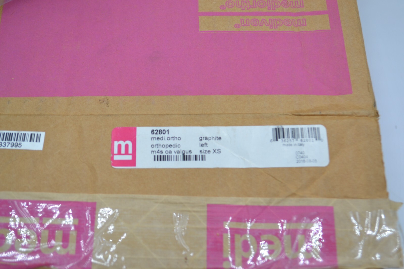 Medi Ortho 62801 Size XS LEFT Graphite M4S OA VALGUS