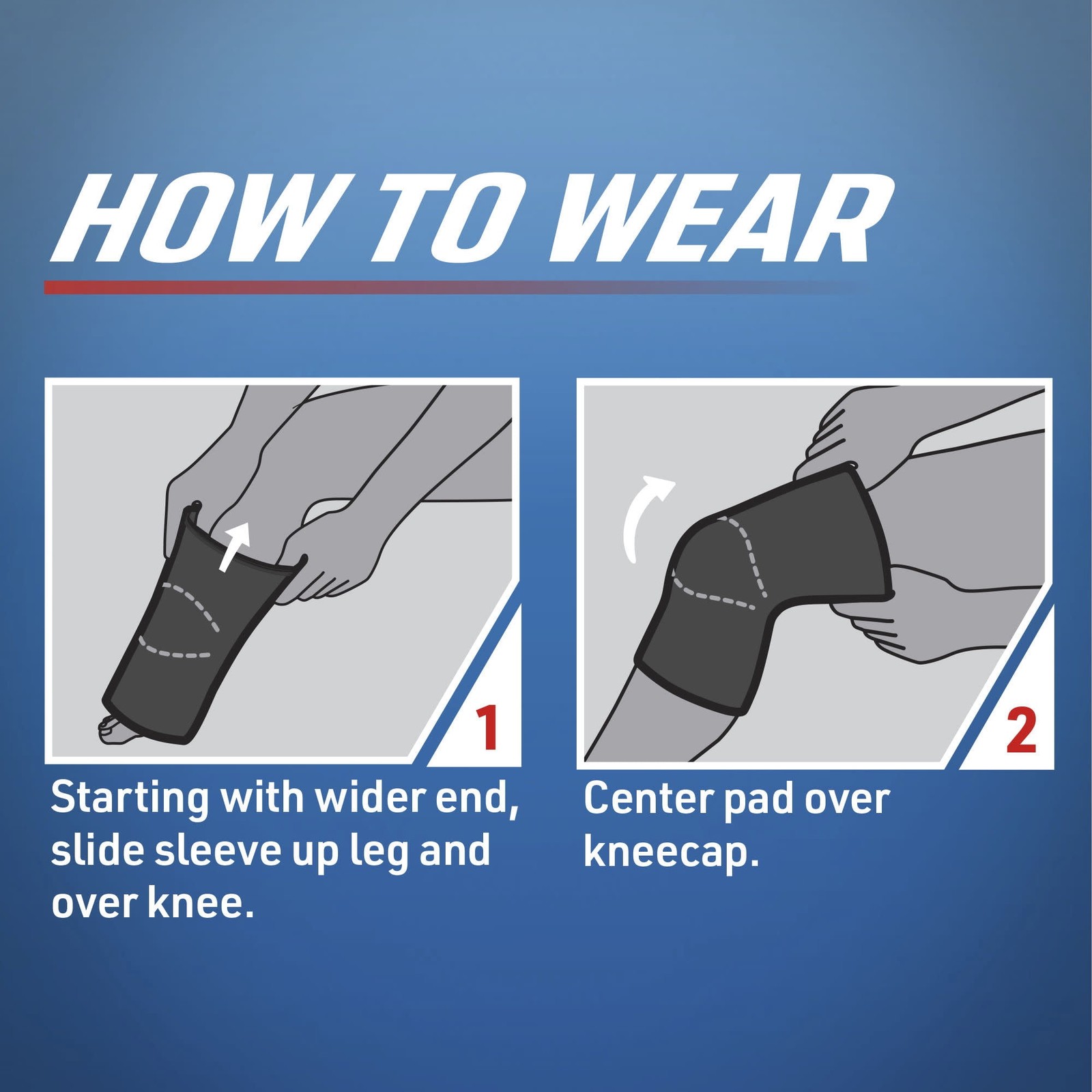 Breathable Knee Support Brace S/M, Elastic Knee Compression Sleeve