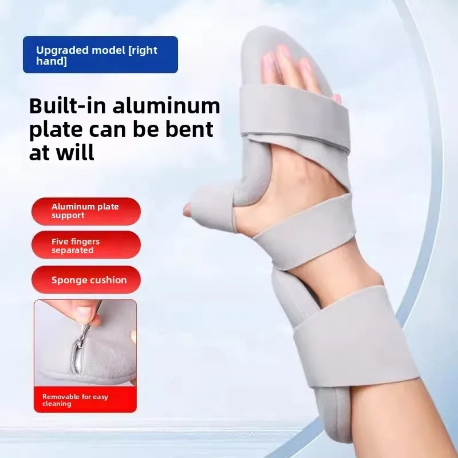 Adjustable Stroke Hand Brace Support Finger Night Hand Splint Support Orthopedic