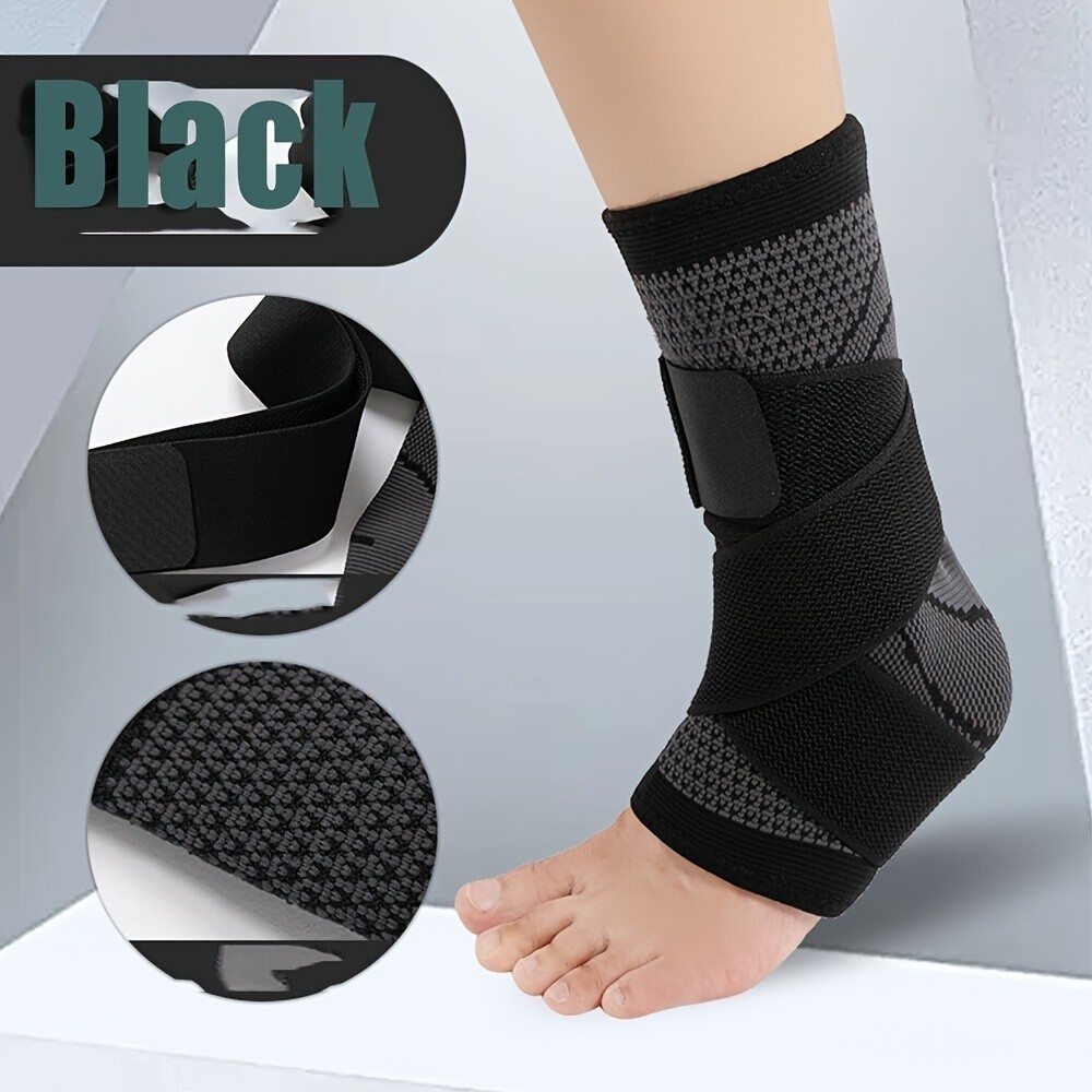 Ankle Support Brace Compression Sleeve Plantar Fasciitis Pain Relief Foot Wrap