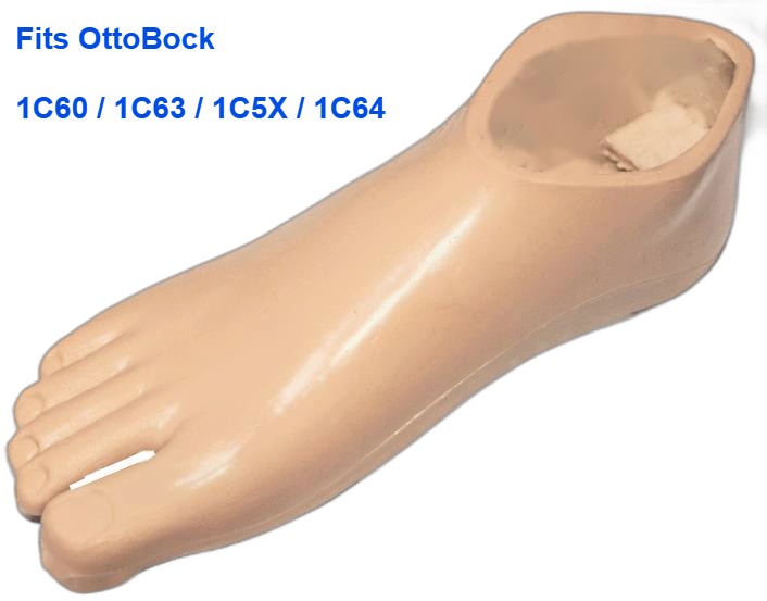 Foot shell with a sandal toe fit for OttoBock 1c60 、1c63、1c5x 、1c64 size 21-28