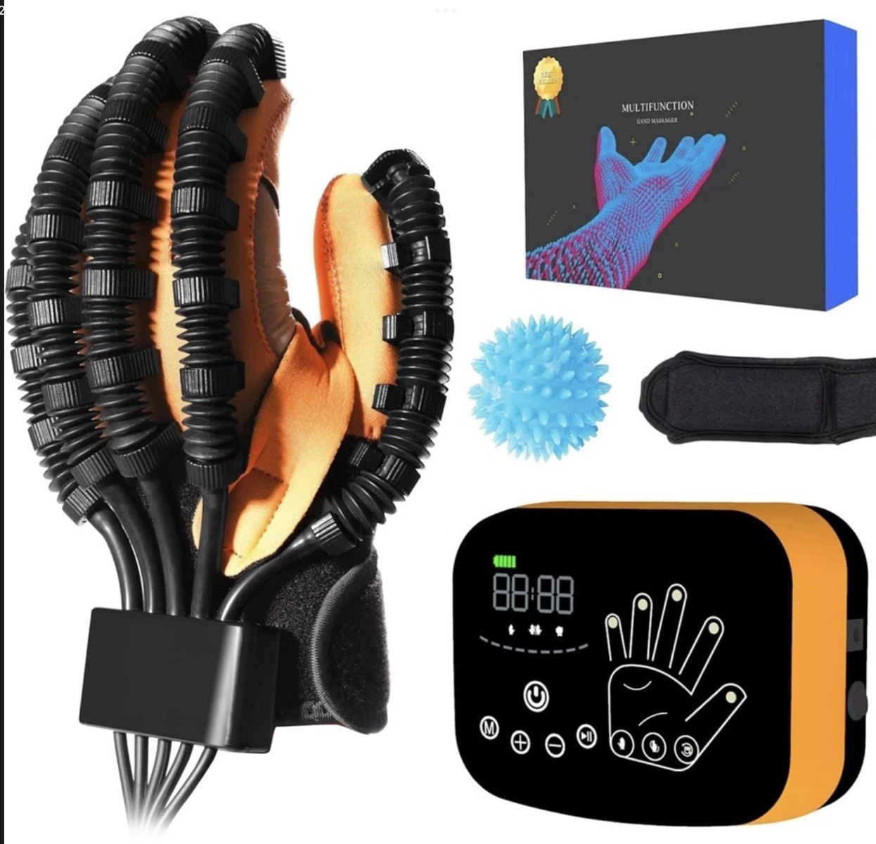 Mzu Rehabilitation Robot Gloves Hand Robotic Rehabilitation Device Medium Right