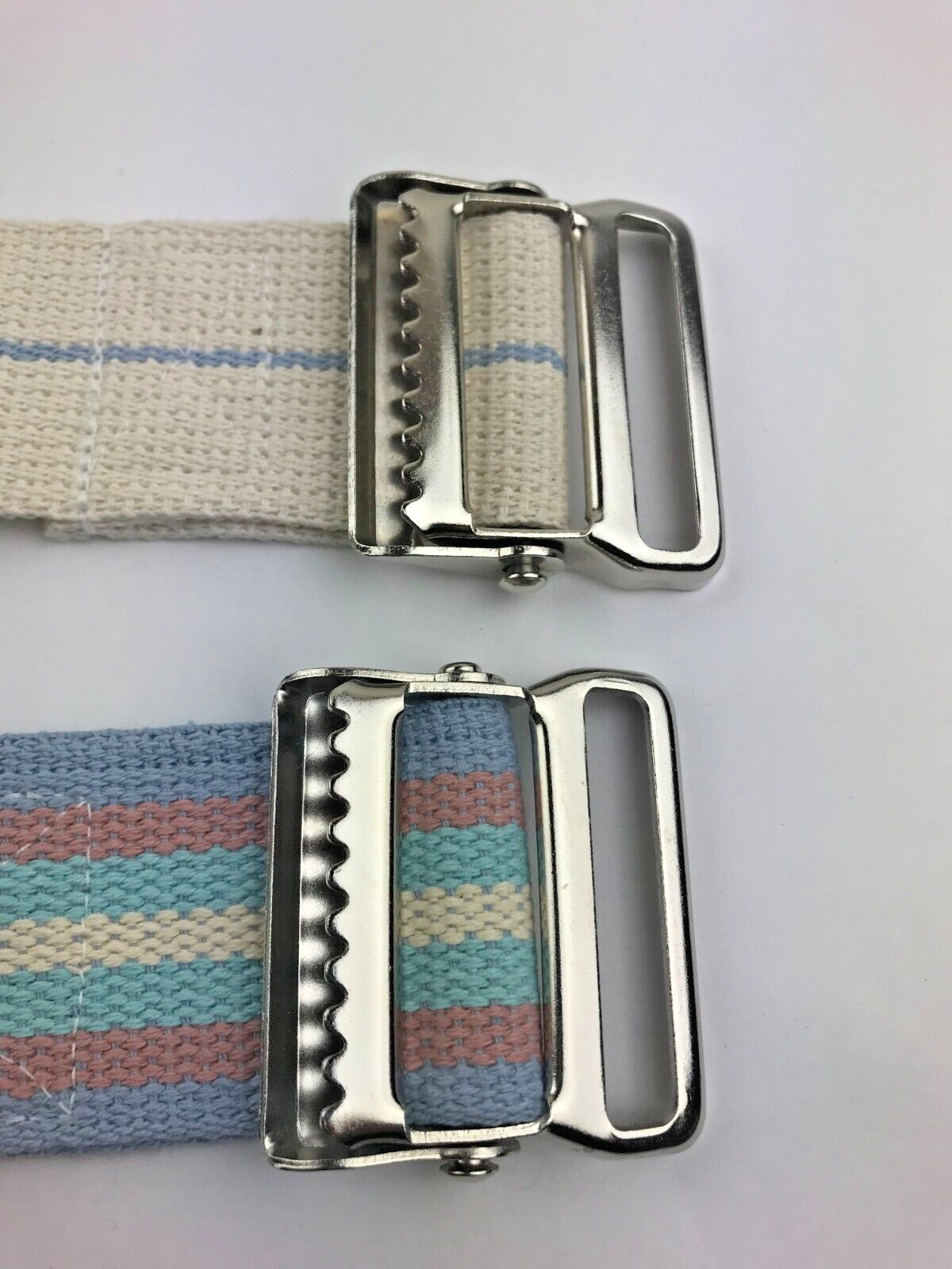 Deroyal Gait Belts Heavy Duty Universal Rainbow Pastel Stripe Therapy 62″ & 66″