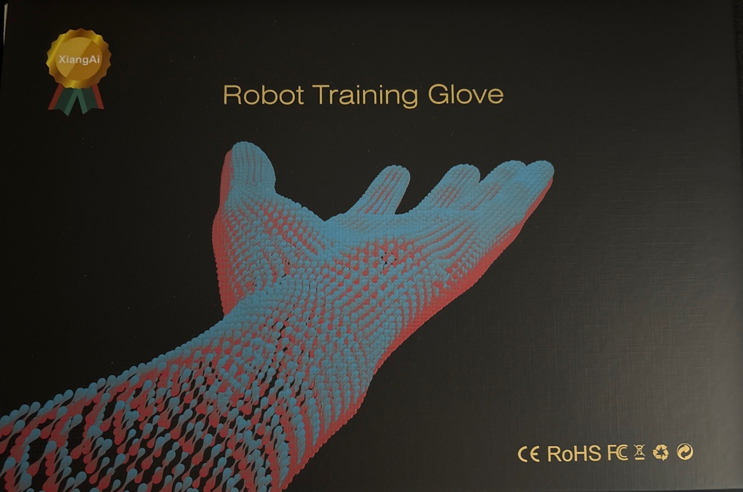 XiangAi Robot Training Glove Orthosis for Hand Rehabilitation, L-XL Left Hand