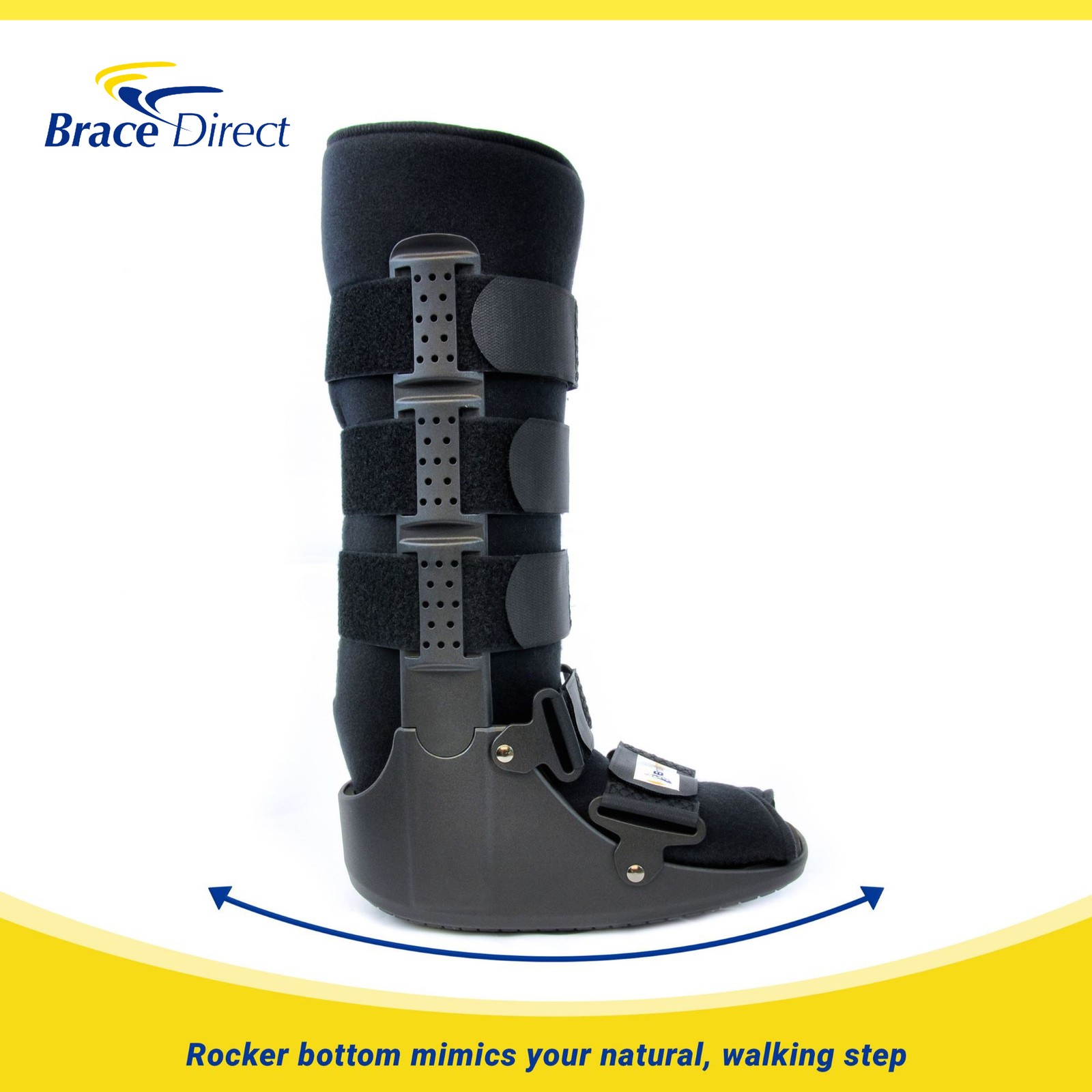 Cam Walker Fracture PDAC Approved L4386 and L4387 Boot Tall Support and Healing
