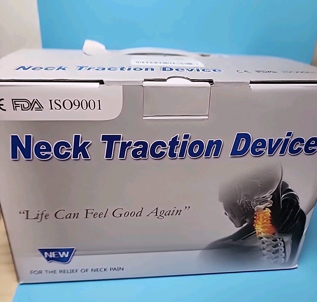 Neck Stretcher – Cervical Neck Traction Device with Manual Air Pump, N