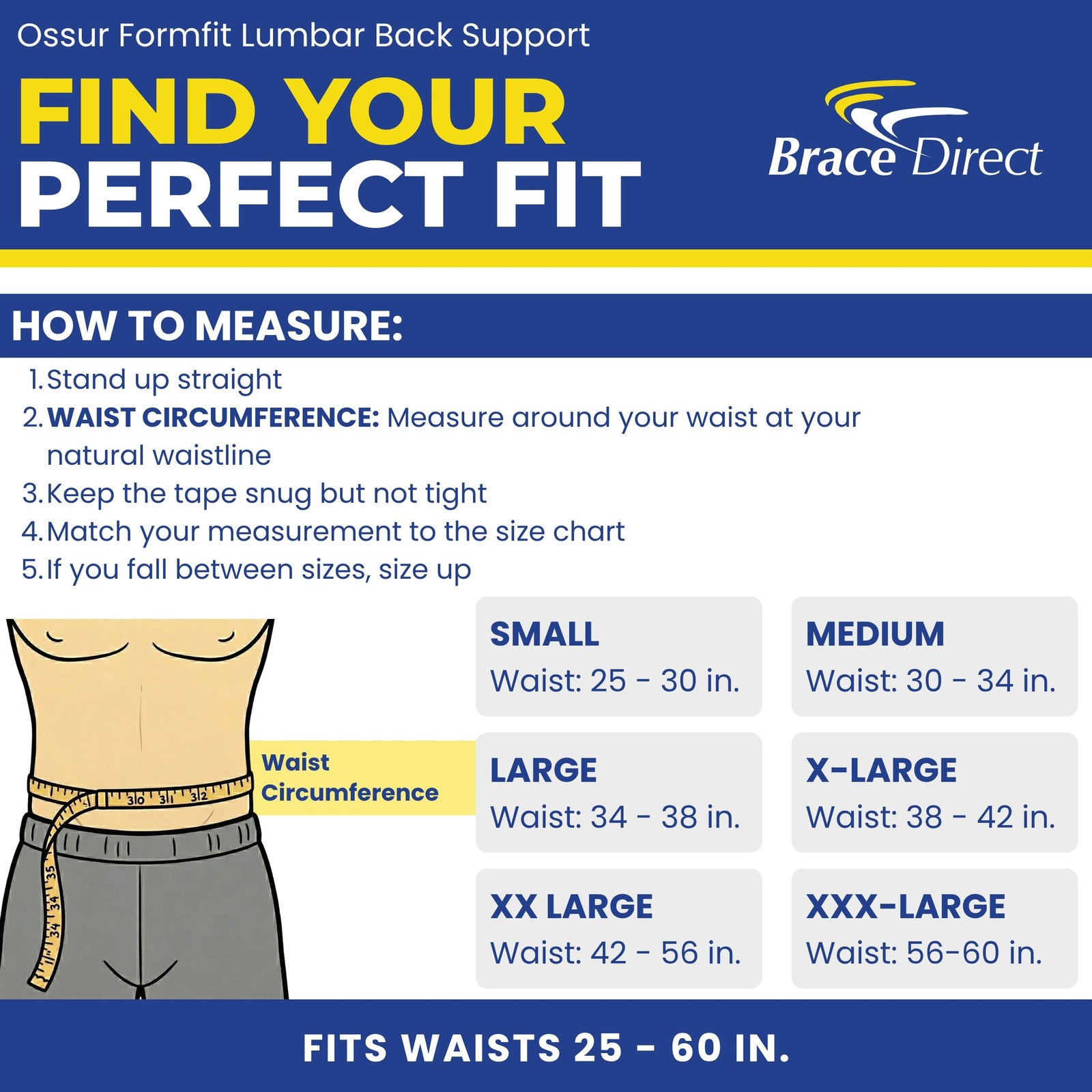 Ossur Form Fit Back Support Brace