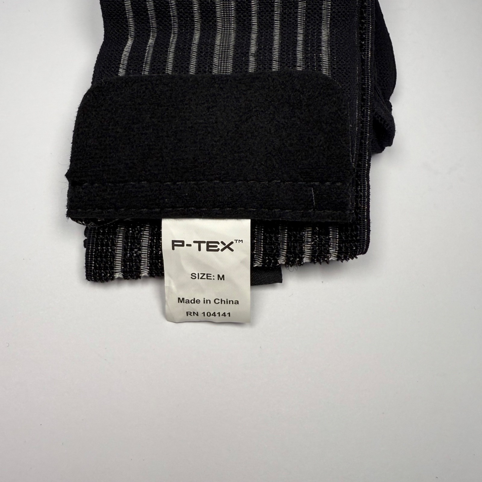 P-TEX Ankle Sleeve w/ Stability Wraps Support Brace – Small & Large – Black NEW