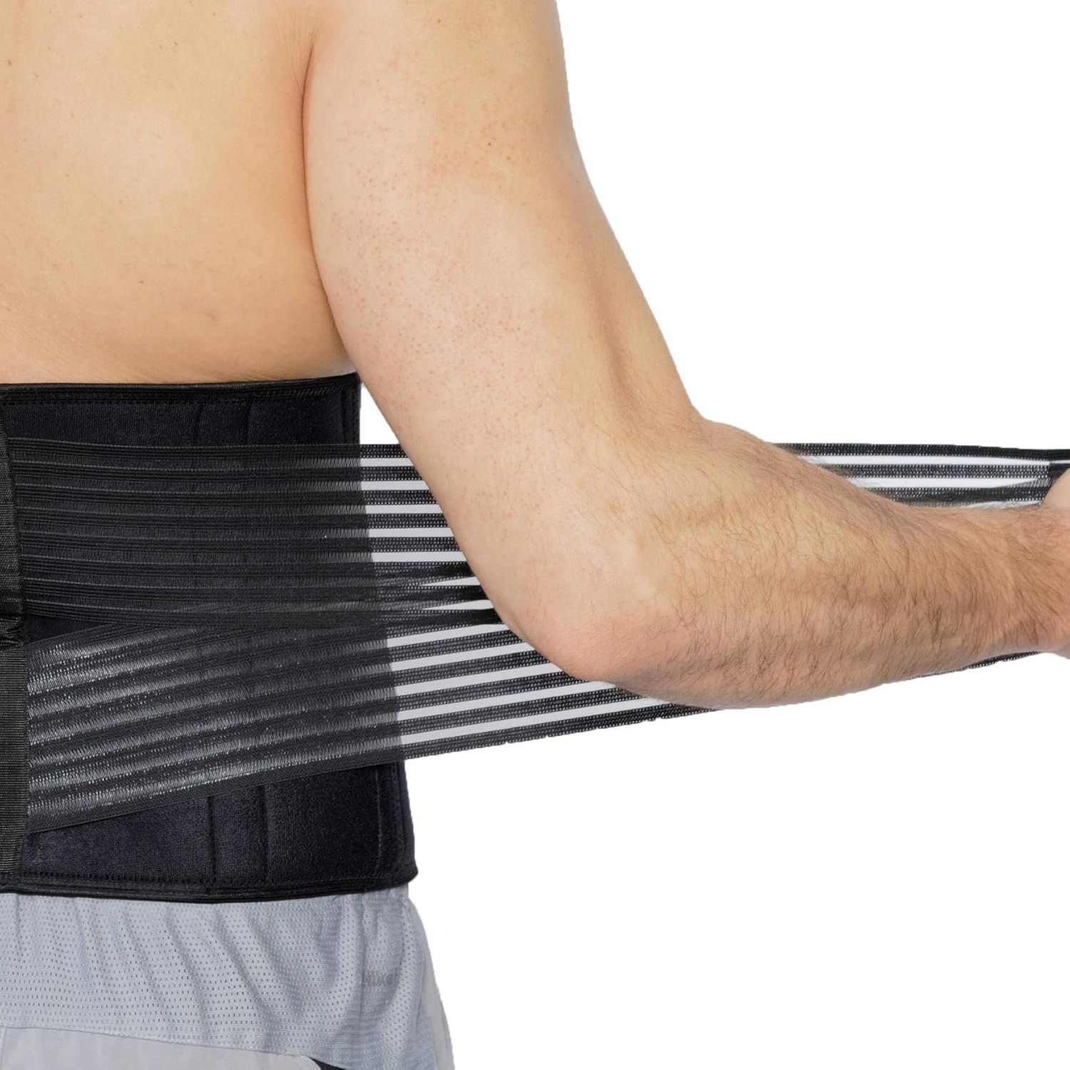 Neoprene Back Brace for Men or Women – Adjustable & Breathable Lumbar Support Be