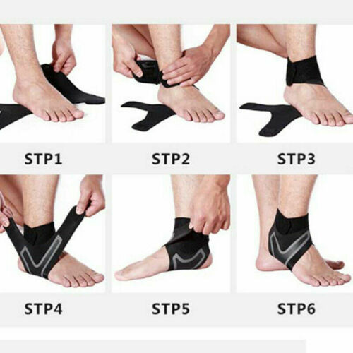 Ankle Brace Support Compression Sleeve Plantar Fasciitis Pain Relief Foot Wrap