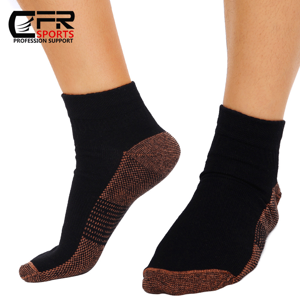 Compression Socks Plantar Fasciitis Arch Ankle Running Support Women Men Copper