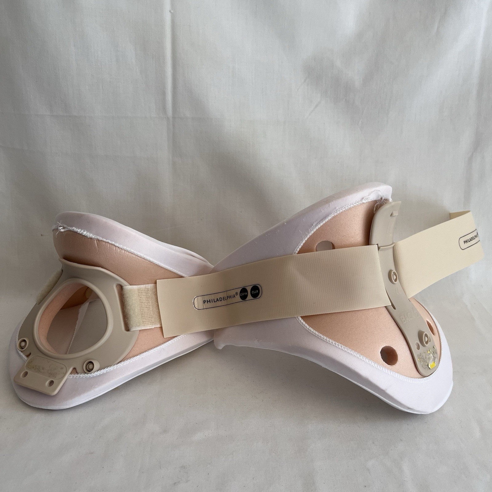 PHILADELPHIA® C-SPN CLLR Neck Collar New without Box Unused Beige White Cover