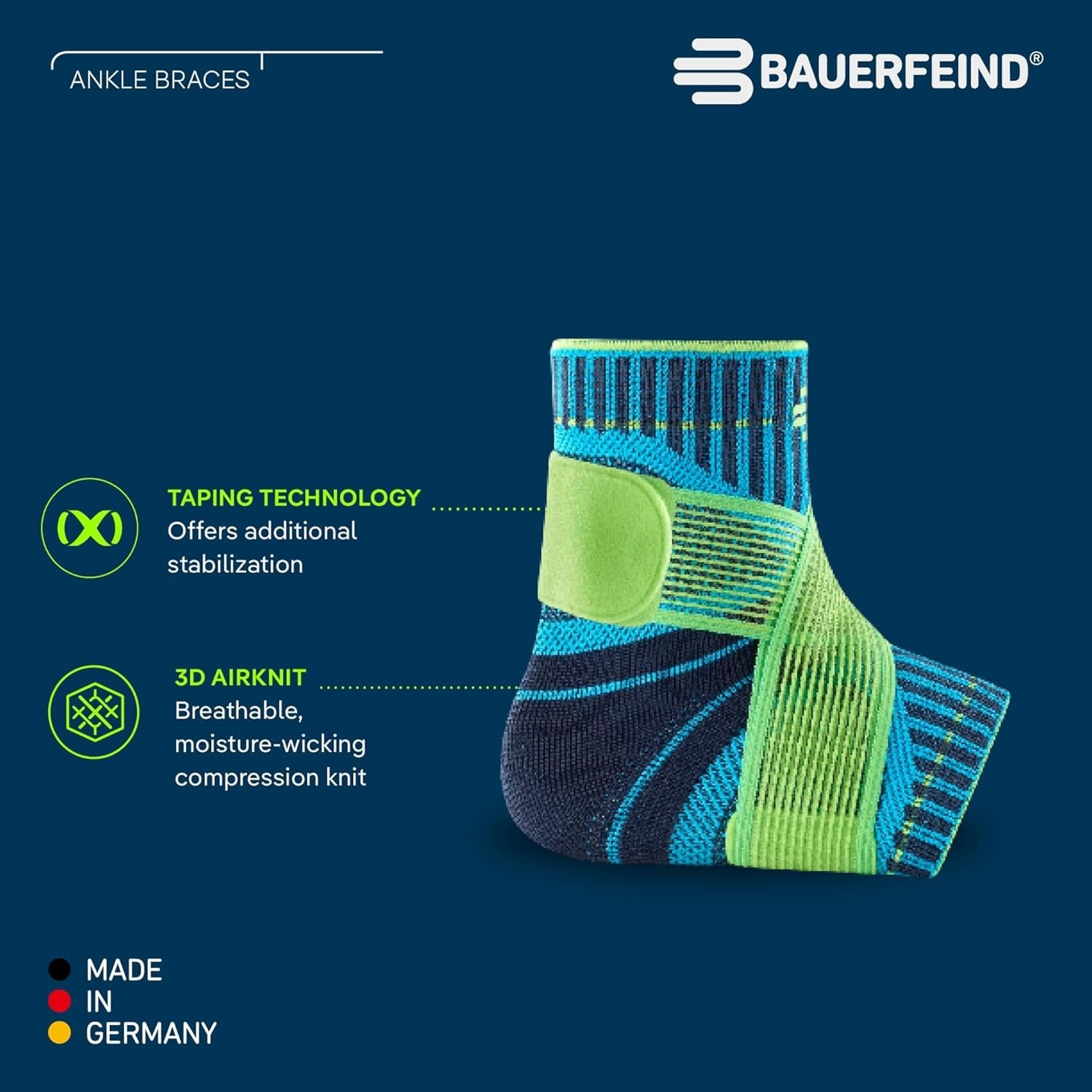 Sports Ankle Support – Ankle Brace for Stabilization & Protection – Figure-8 …