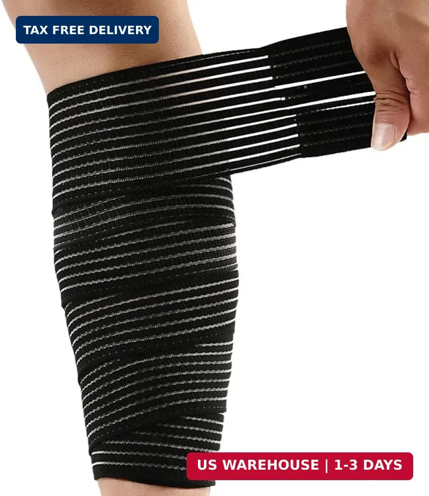 Elastic Lower Leg Calf Compression Support Bandage Sleeve Wrap for Women and Man