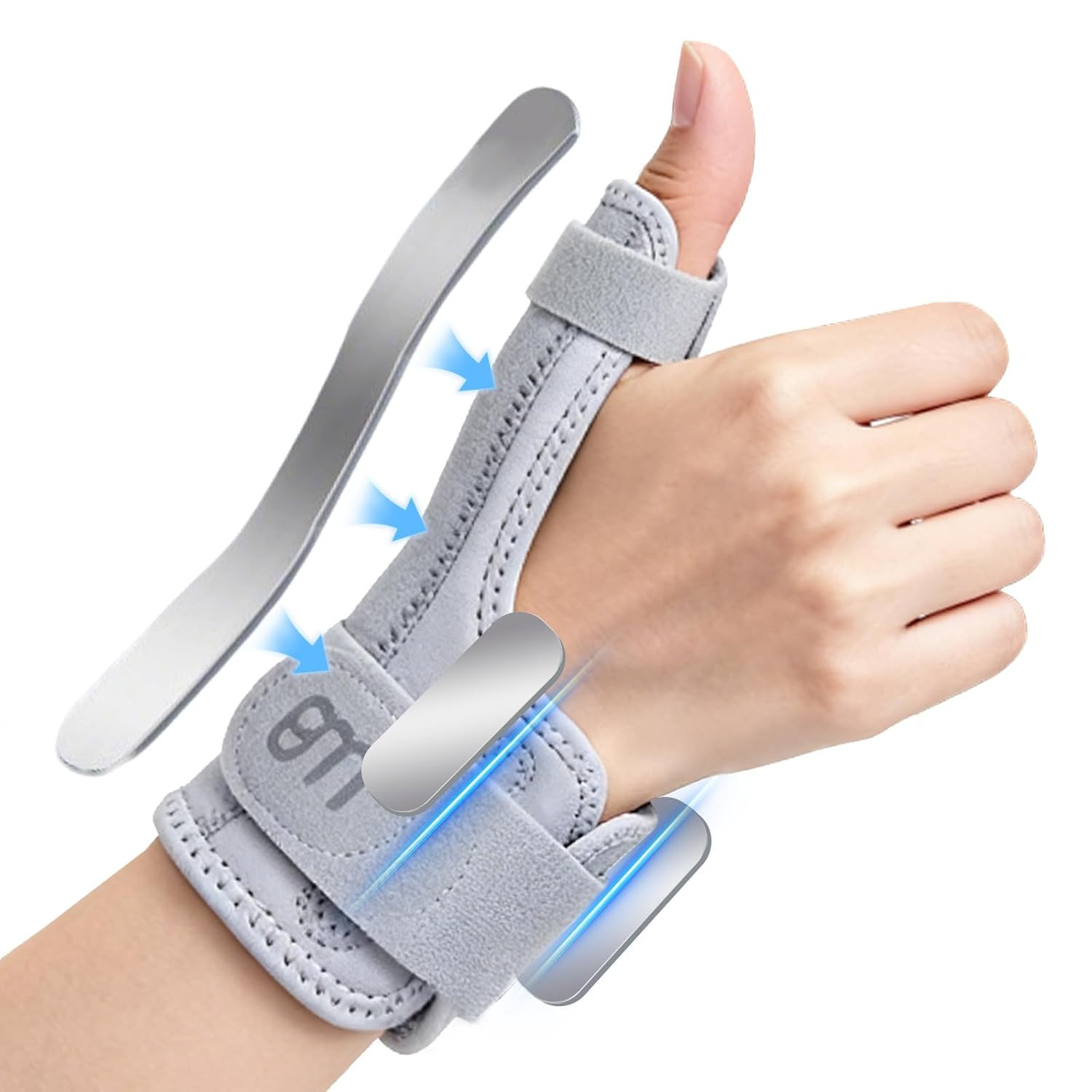 All-around Protection Thumb Brace, Thumb Spica Splint Hand Brace for Right or Le