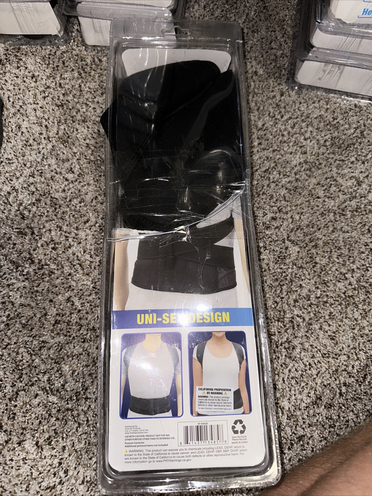 Total Vision Posture Corrector Small Waist Size 28-30” New Damaged Box