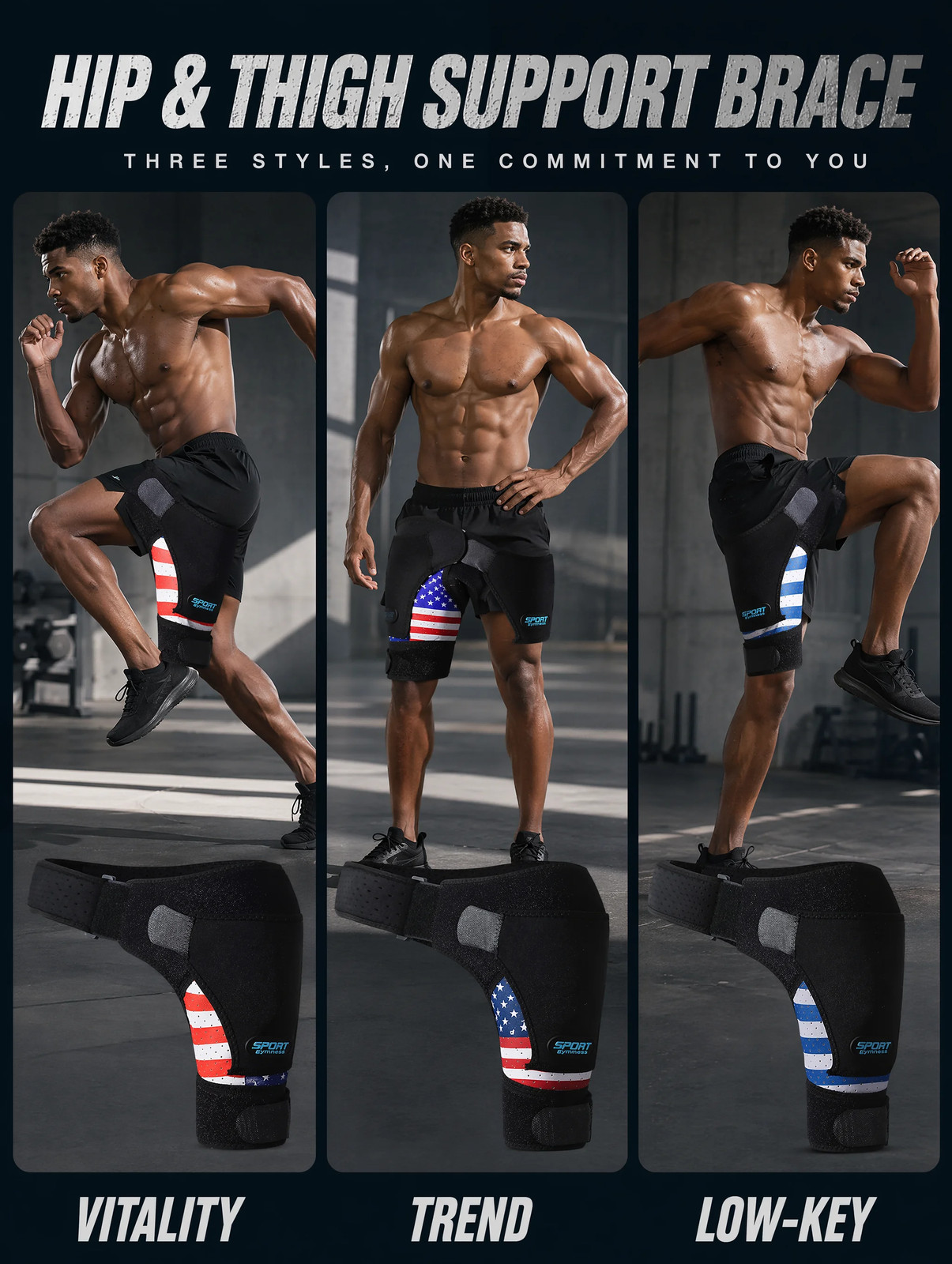 New Shoulder Support Brace, Adjustable Shoulder Stability Brace with Ice Pocket