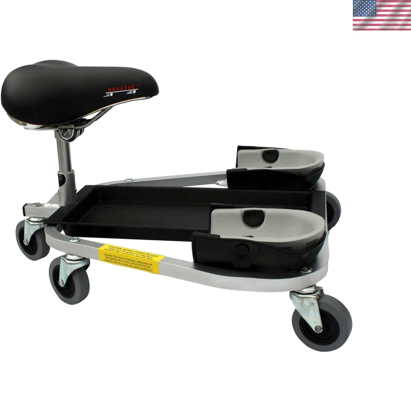Comfortable Aluminum Knee Chair with Tool Tray & Rolling Design for Tasks