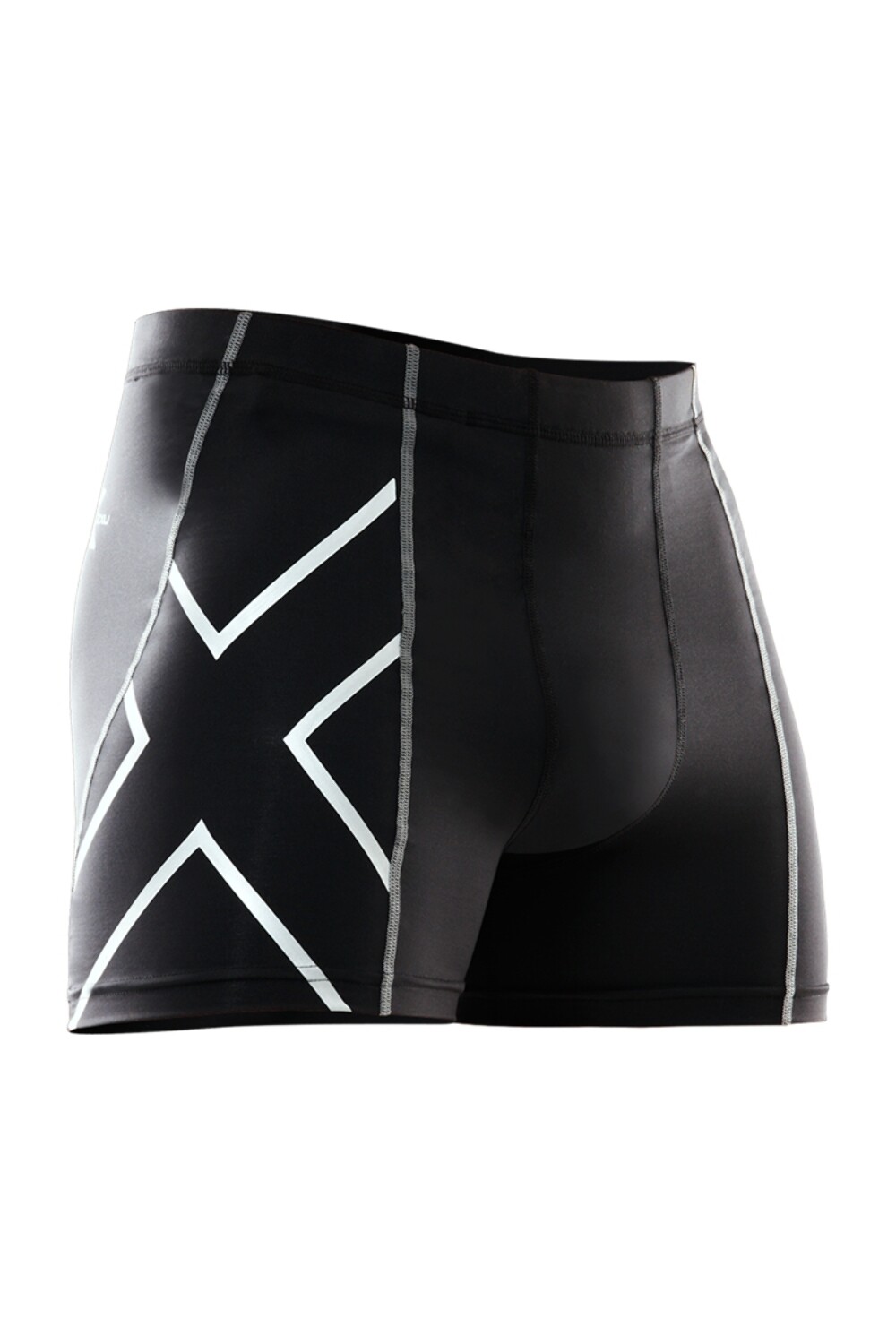 GREAT SAVINGS || 2XU Mens Compression 1/2 Shorts – Black/Silver