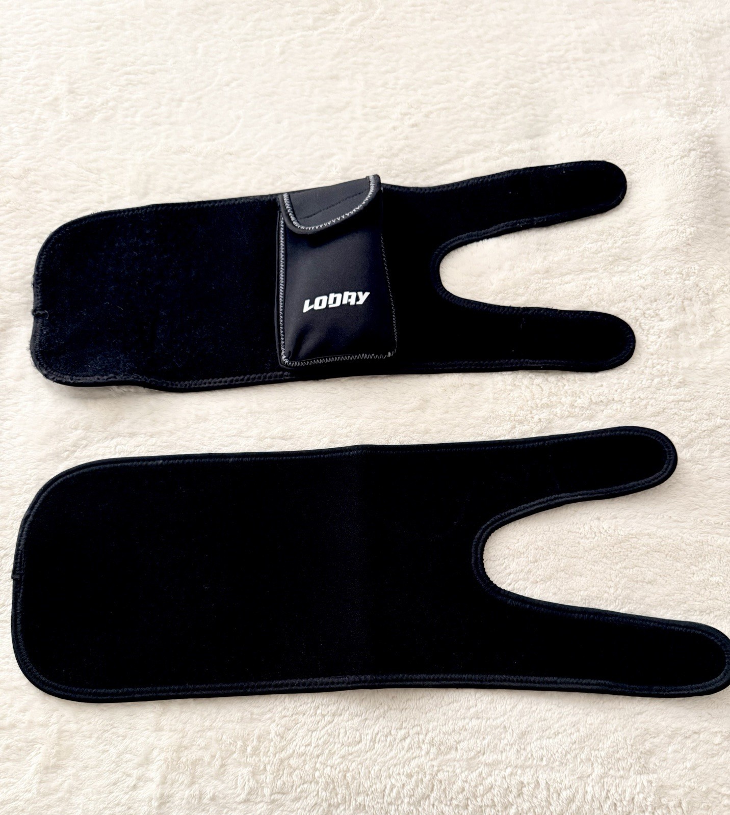 Loday Neoprene Waist Trimmer Belt Sweat Wrap Compression Belt Phone Pocket