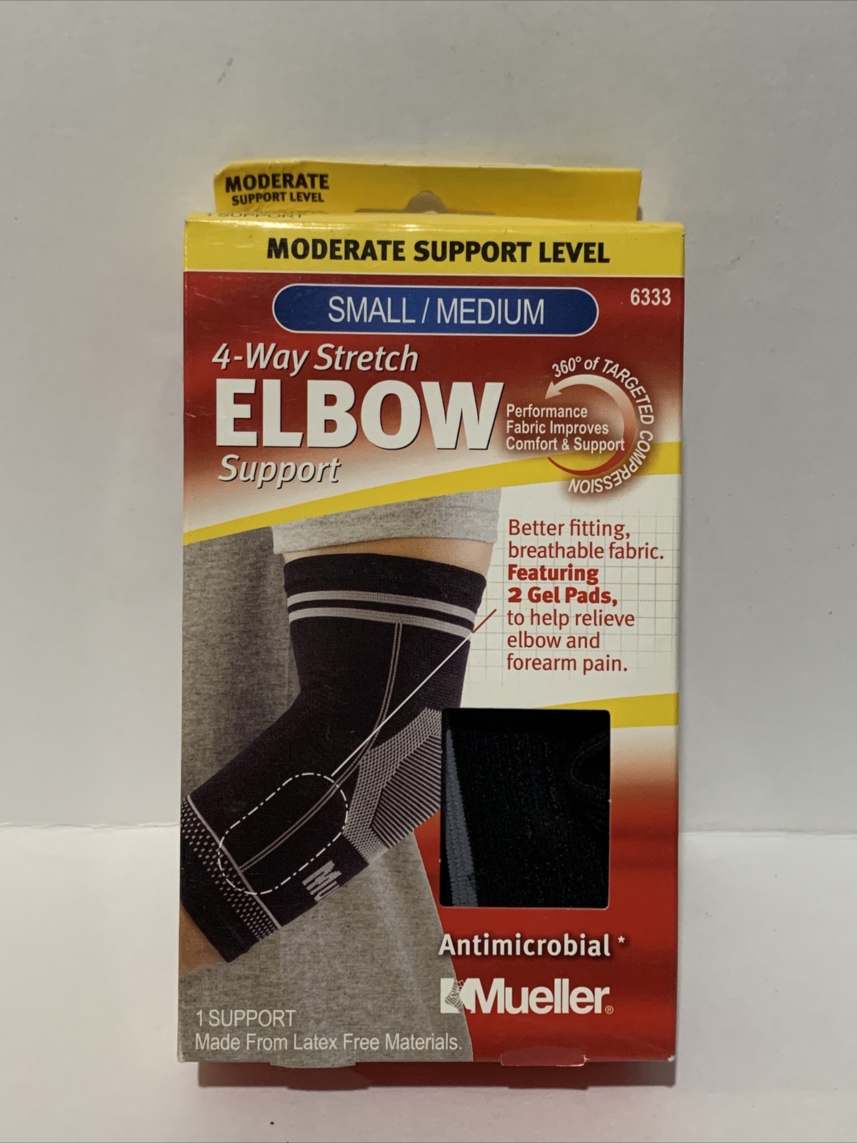 MLR Sports Medicine 4-Way Stretch Elbow Support Small/Medium(8″-10.5″)