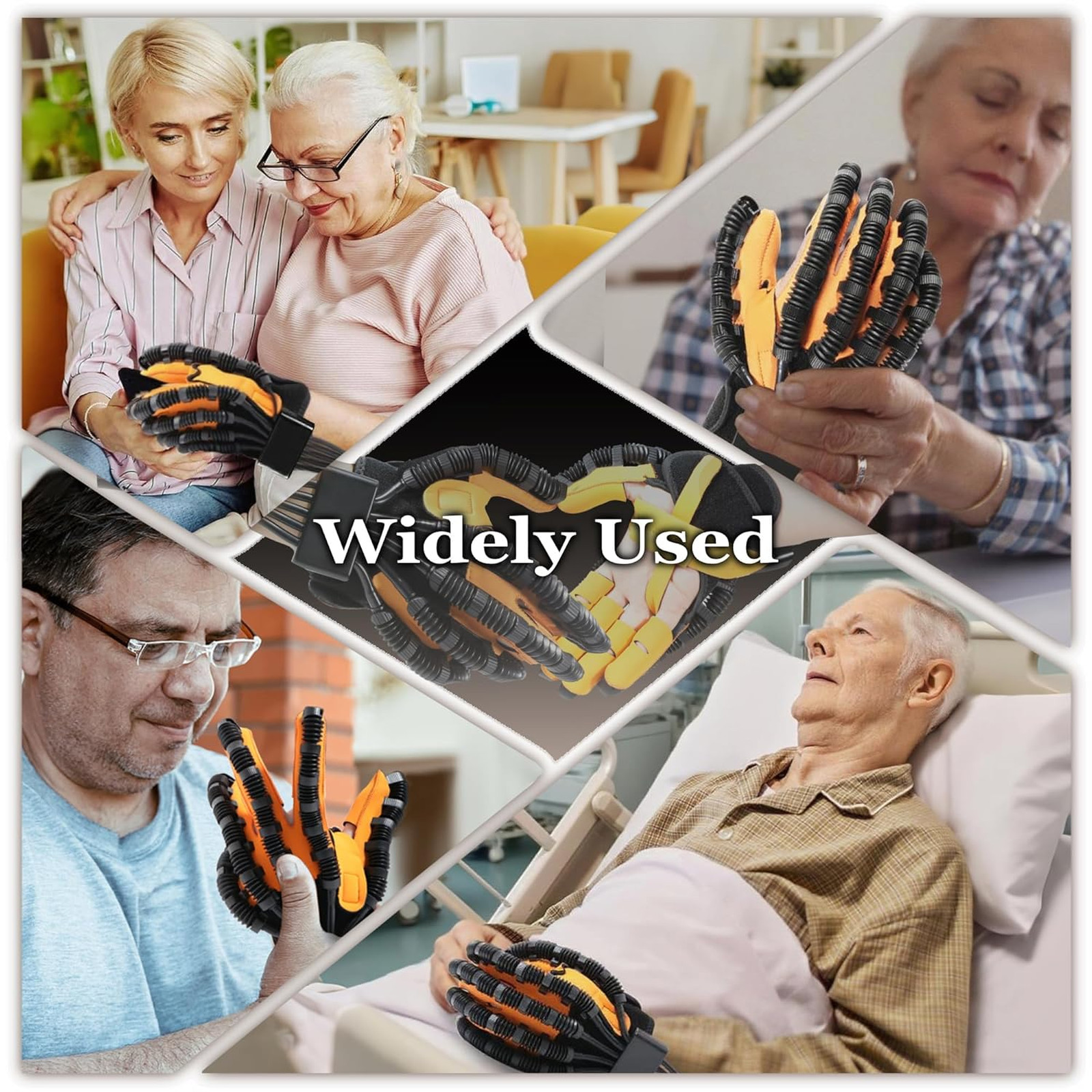 Robotic Finger Glove for Stroke Hemiplegia Rehab Adjustable Intensity 4 Modes