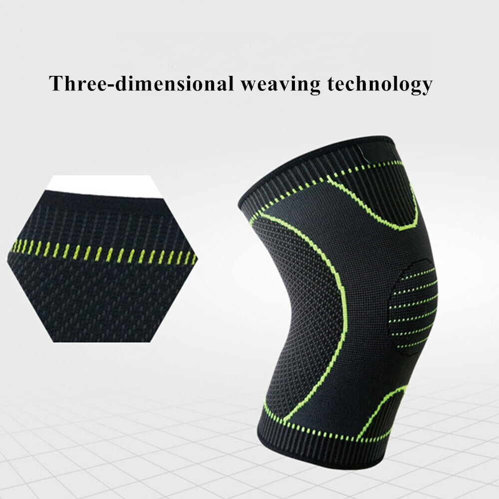 Knee Sleeve Compression Brace Support For Sport Gym Joint Pain Arthritis Relief