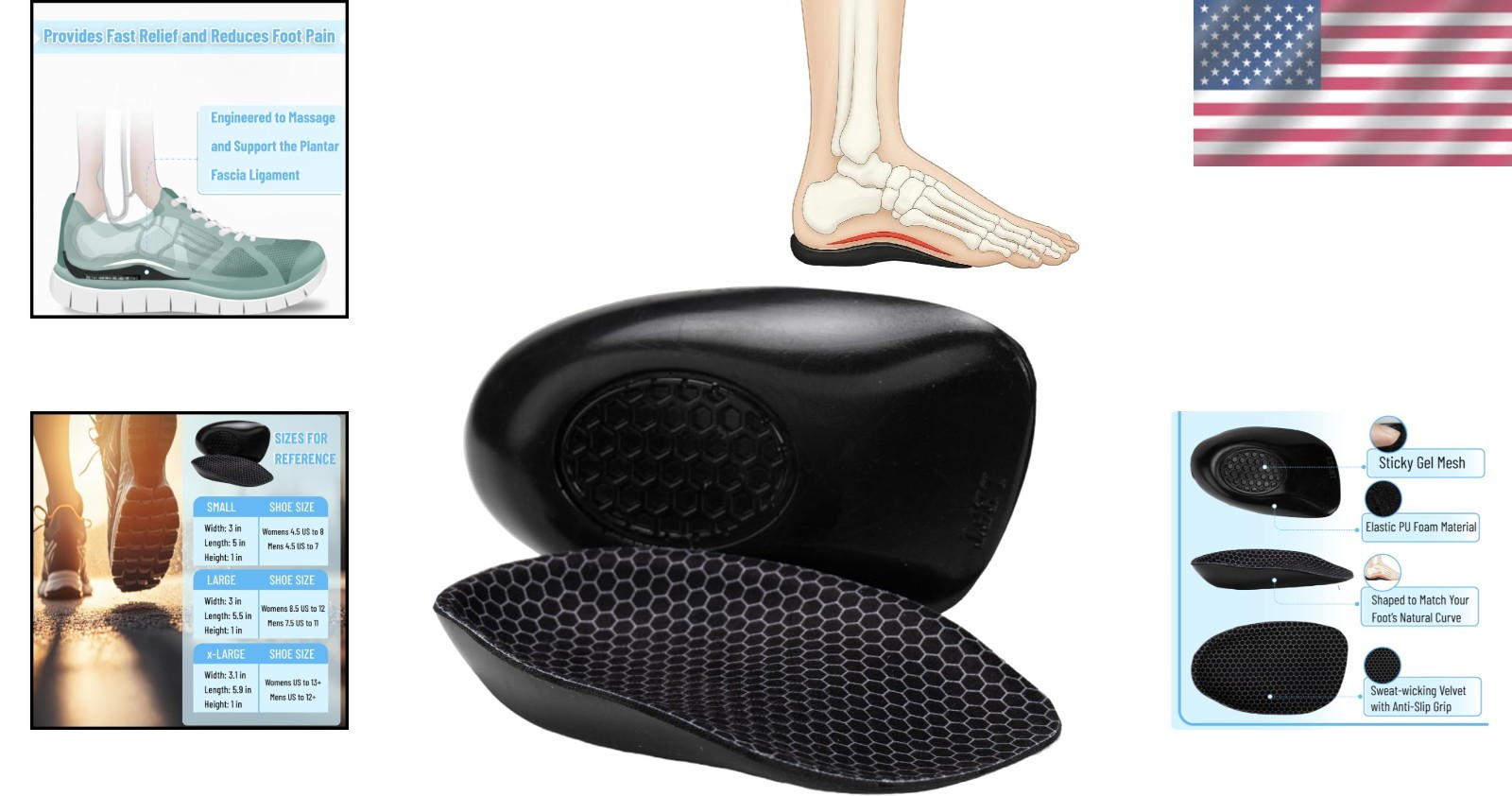 Lightweight and Discreet Heel Cups – Pain Relief Solution for Plantar Fasciitis