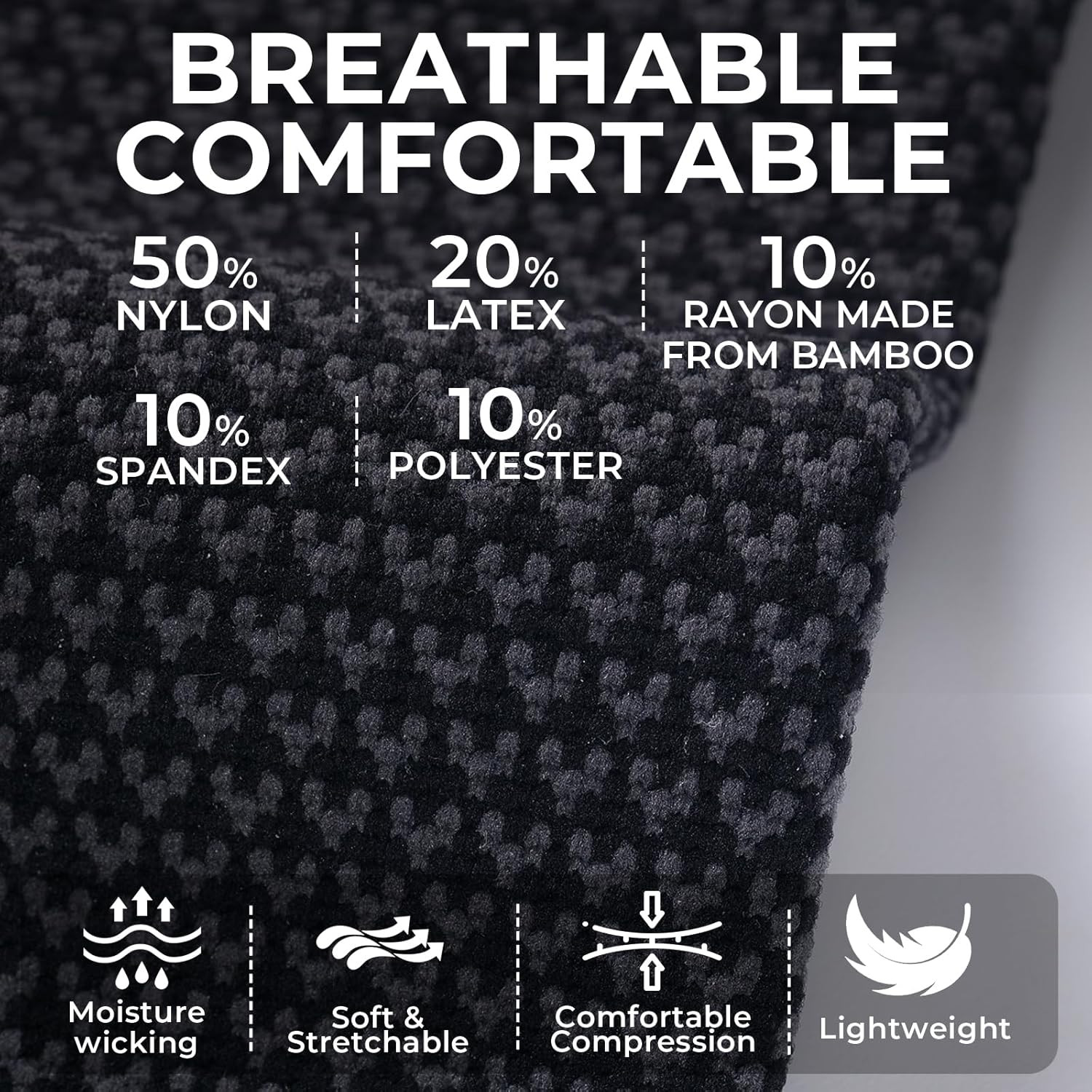 Elbow Support Brace – Breathable – Men, Women, Right or Left (Black Color, Size