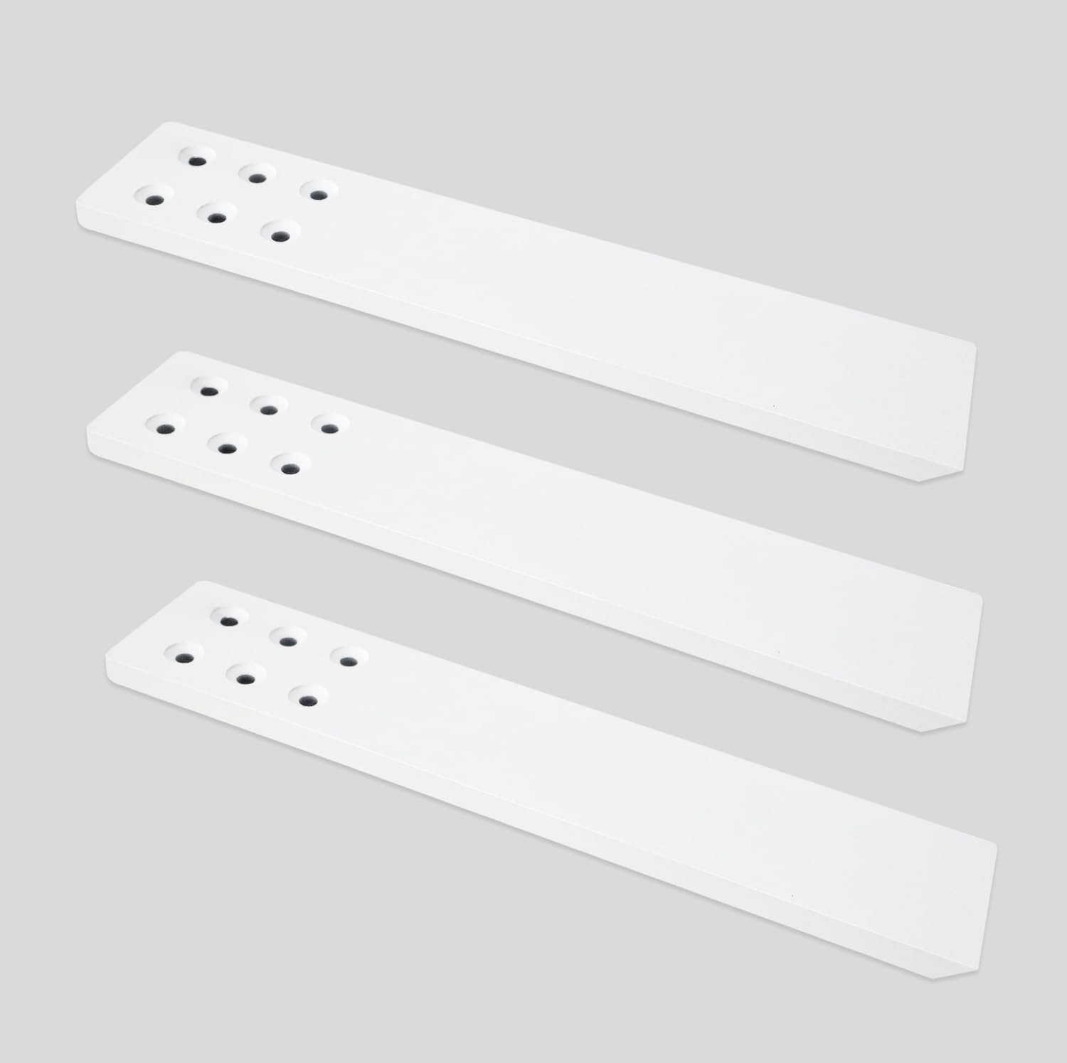 Countertop Support Bracket 3 Pack 12″ Lx 2.5″ W Hidden White Knee Wall Support C