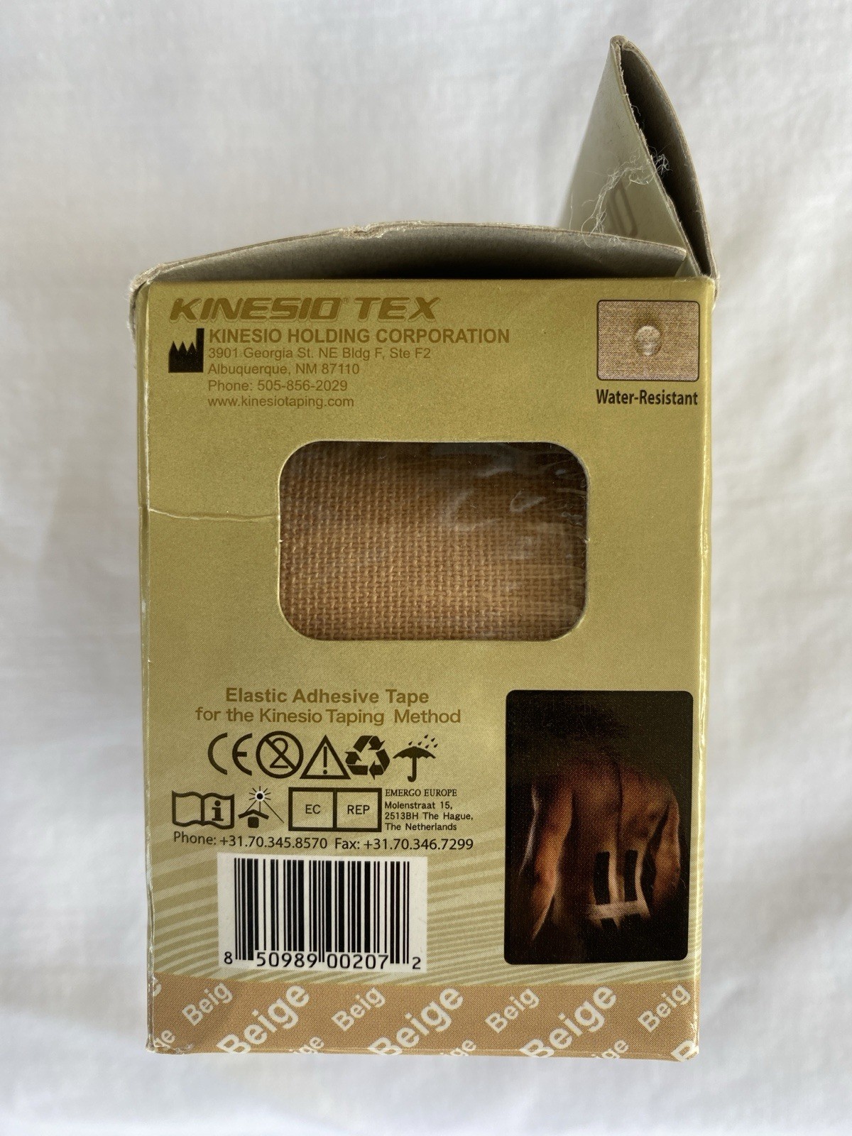 NEW Kinesio Tex Gold GKT15024 Kinesiology Tape 5cm x 5m Beige Therapeutic Taping