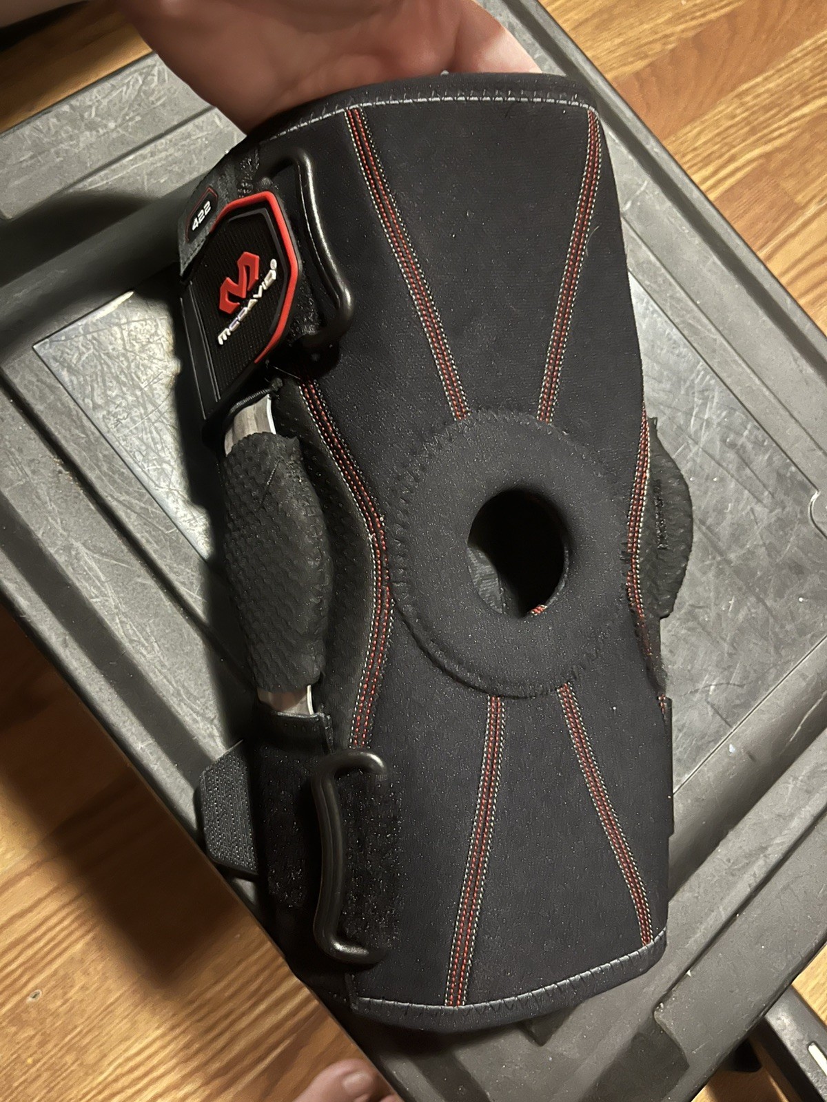 McDavid 422 Dual Disc Hinged Knee Brace Support & Adjustable Straps Size L