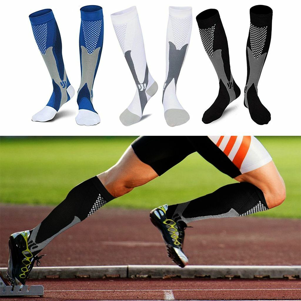 3pcs Compression Socks 20-30mmHg Support Miracle Calf Leg Sport Men Women S~XXL