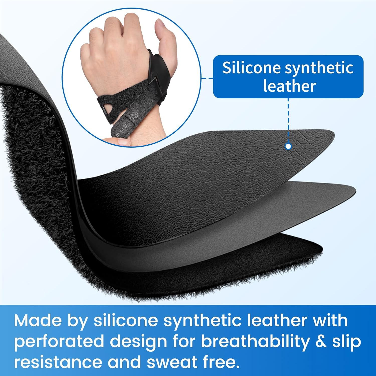 Flexible CMC Thumb Brace – Soft Rubber Thumb Splint for Arthritis Pain and Suppo