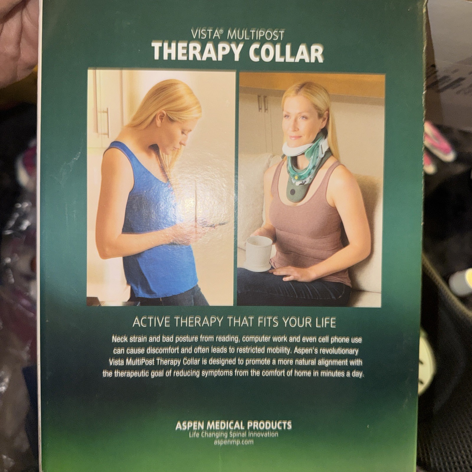 Aspen Vista MultiPost Therapy Collar with Pump & Gel Pack – Great Condition