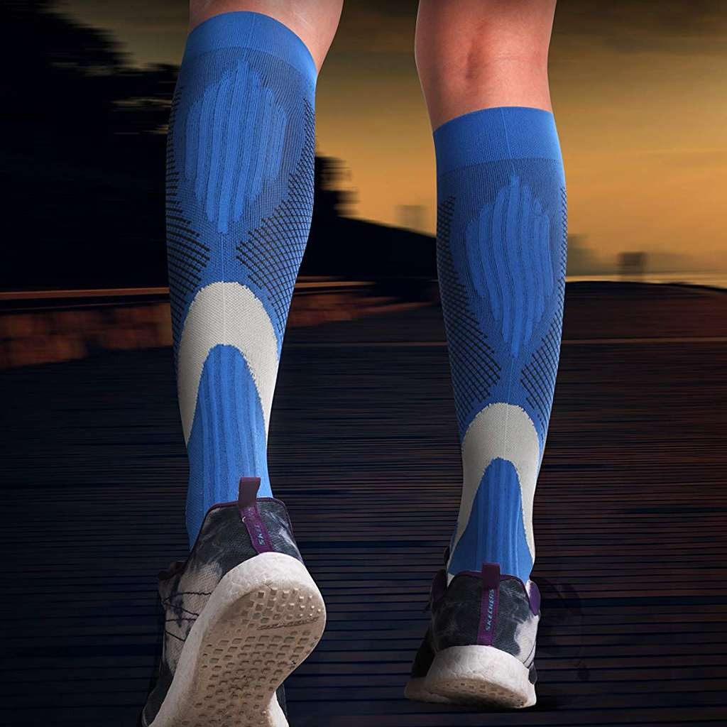 Compression Socks for Men Women, Athletic Support Socks for Running Cycling