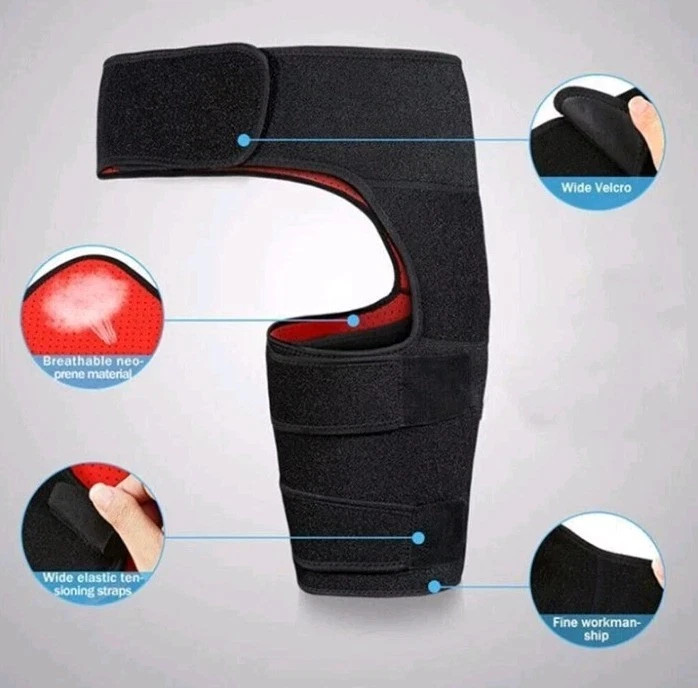 Compression Strap Hip Brace Sciatica Groin Pain Relief Thigh Support Wrap Unisex