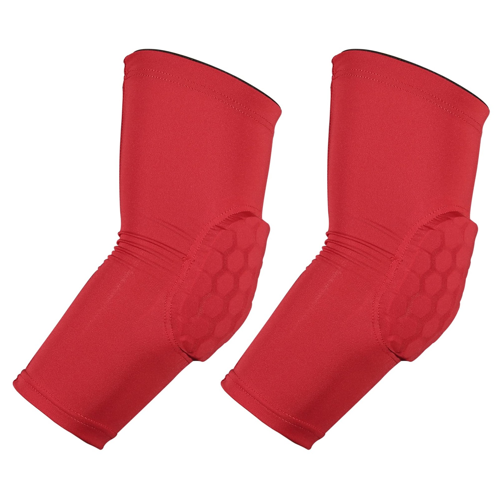2 Pcs Elbow Brace Compression Support Sleeve Joint Pad Red Medium Size