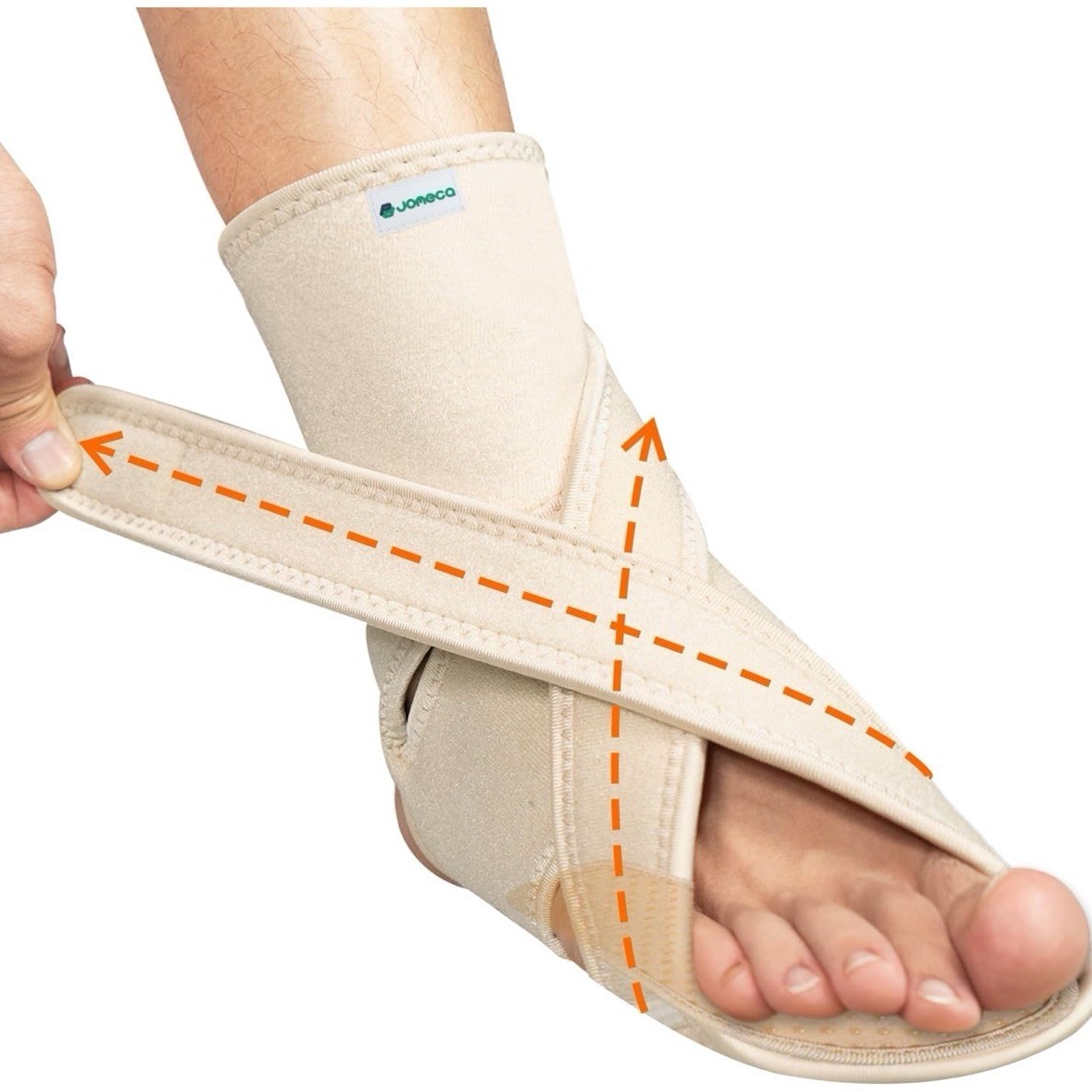 JOMECA Drop Foot Brace Left L/XL AFO Adjustable Dual Forefoot Support Walking