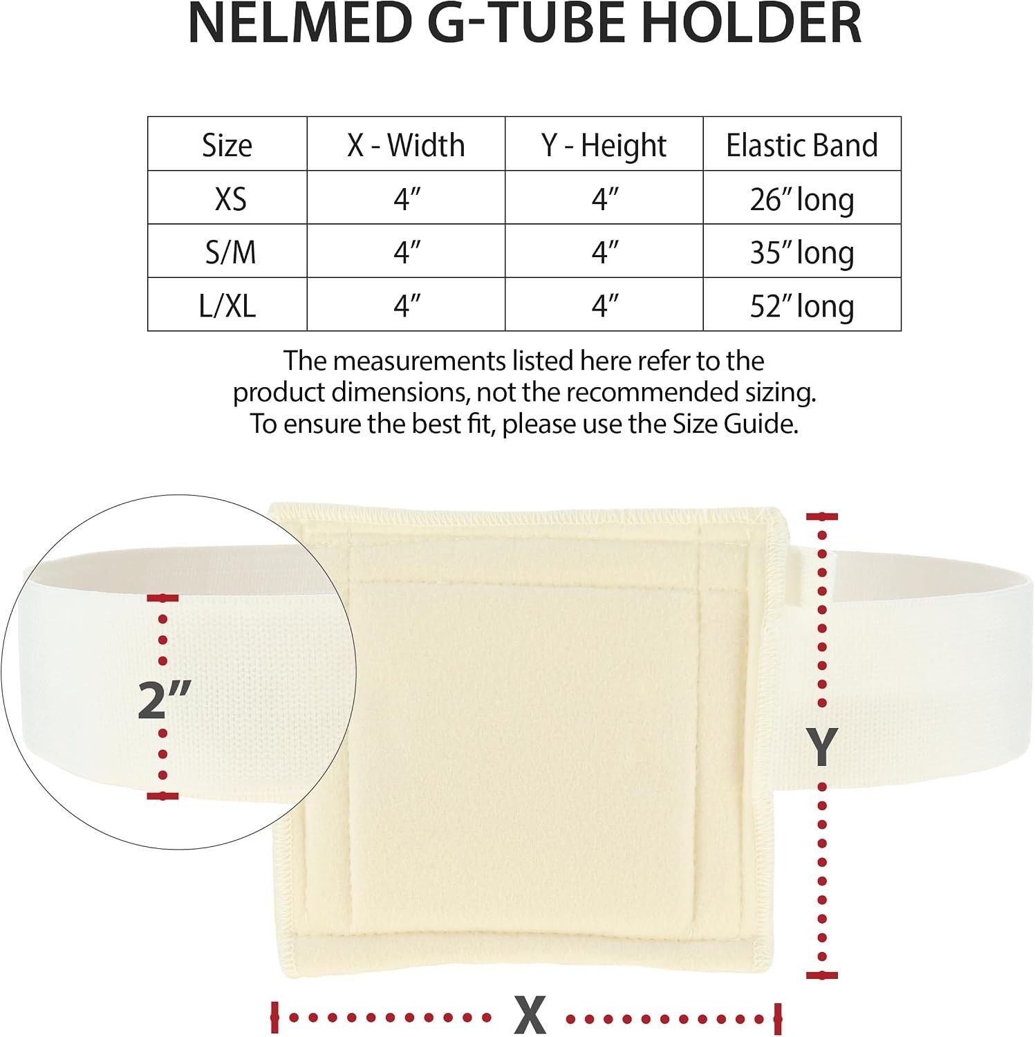 Comfortable G-Tube Holder for PEG & J Tubes – Adjustable, No Latex (SM 30-45 in)