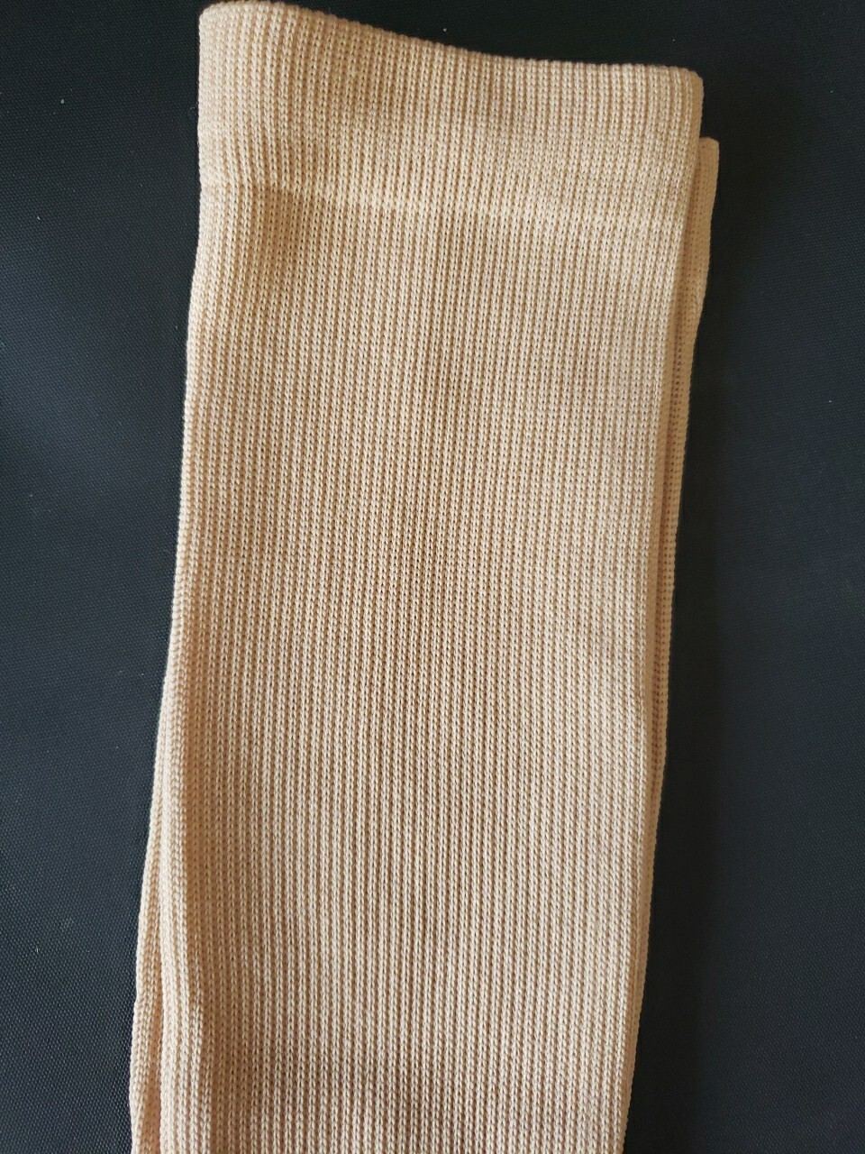 Sz S/M Compression Socks Stockings Knee High Womens Mens Nude Beige Medical